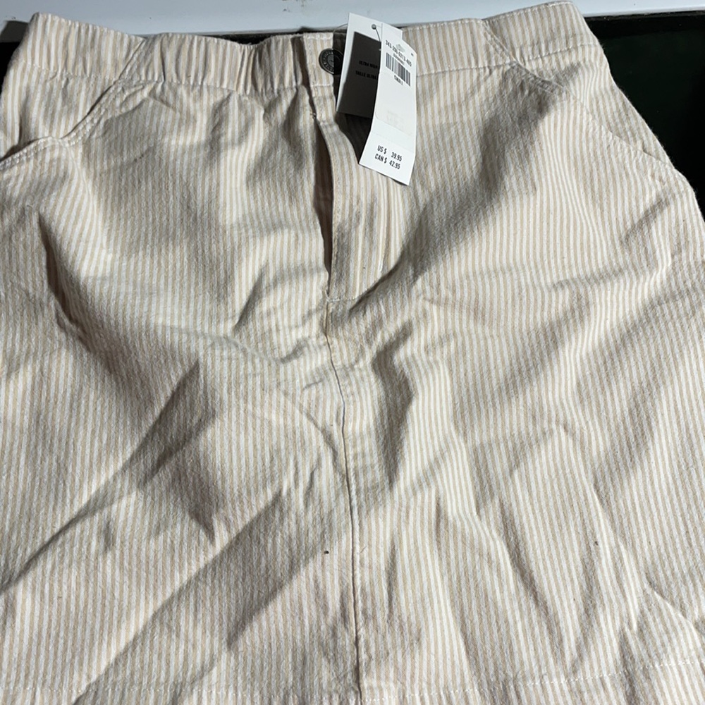 Stripe mini skirt